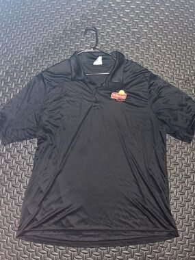 Pitolay Embroidered Black Men's Performance Polo